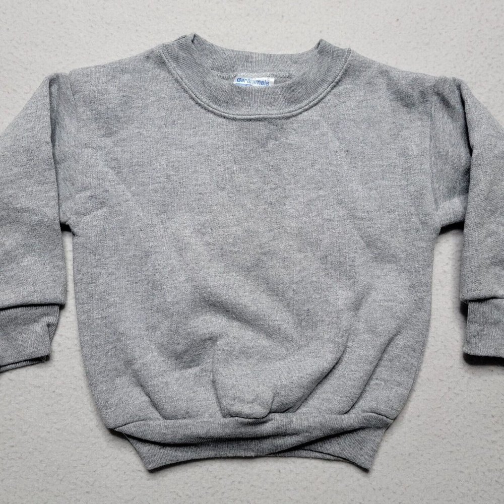 Vintage Garanimals Crewneck Sweatshirt Kids Size 2T Gray Pullover Bundle of 2 - Picture 3 of 9